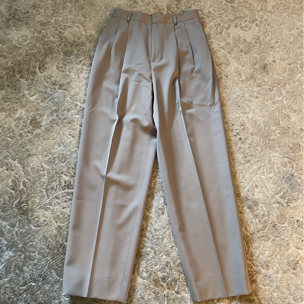 Classiques Entier Tan Pleated Trousers